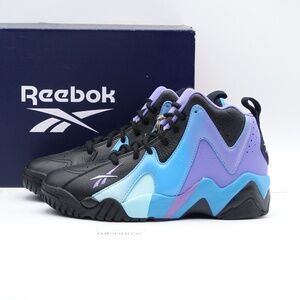 NEW Size 8.5 Men's Reebok Kamikaze II Basketball Sneakers Digital Glow FY9784